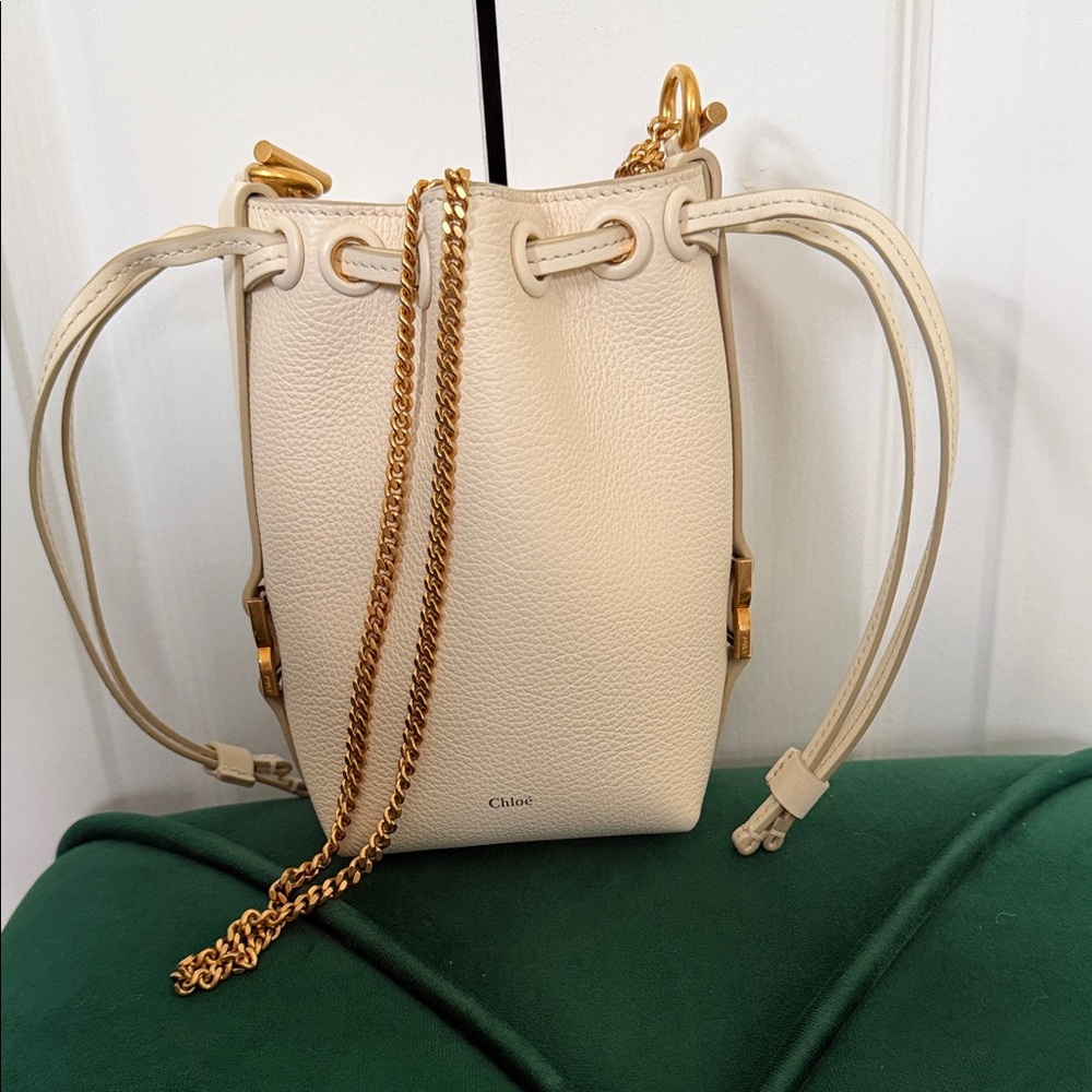 Chloe Marcie Chain Bucket Bag - Micro